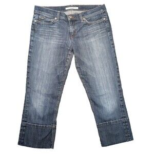 JOE'S JEANS Women's Socialite Kicker Capri Jeans Size W 31 Dark Wash Denim
